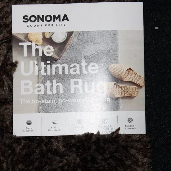 Sonoma Bath Rug - Brown Heather - Picture 2 of 6